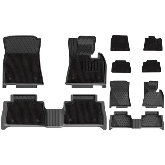3W Custom All Weather Car Mats For BMW X6 G06 2019-2026 RHD