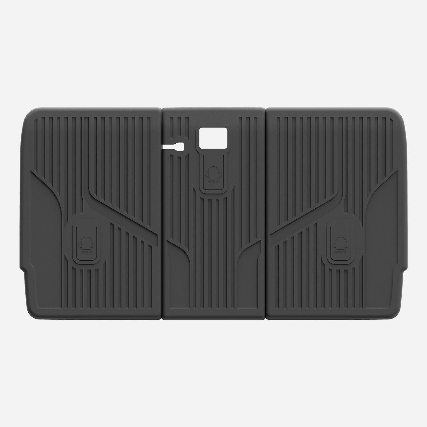 3W Custom Car Mats All Weather Back Seat Cover for 2021-2024 Tesla Model Y