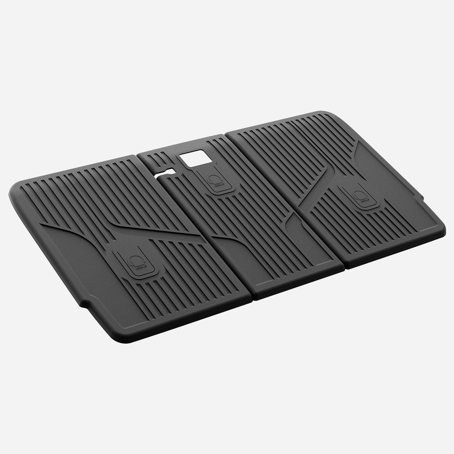 3W Custom Car Mats All Weather Back Seat Cover for 2021-2024 Tesla Model Y