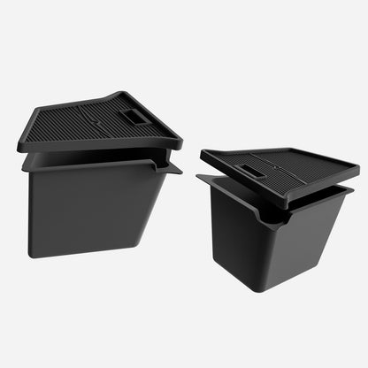 3W Trunk Organizer Rear Trunk Storage Bins Side Box Interior accessories compatible with Tesla Model Y (For VIN Starting with LRW)
