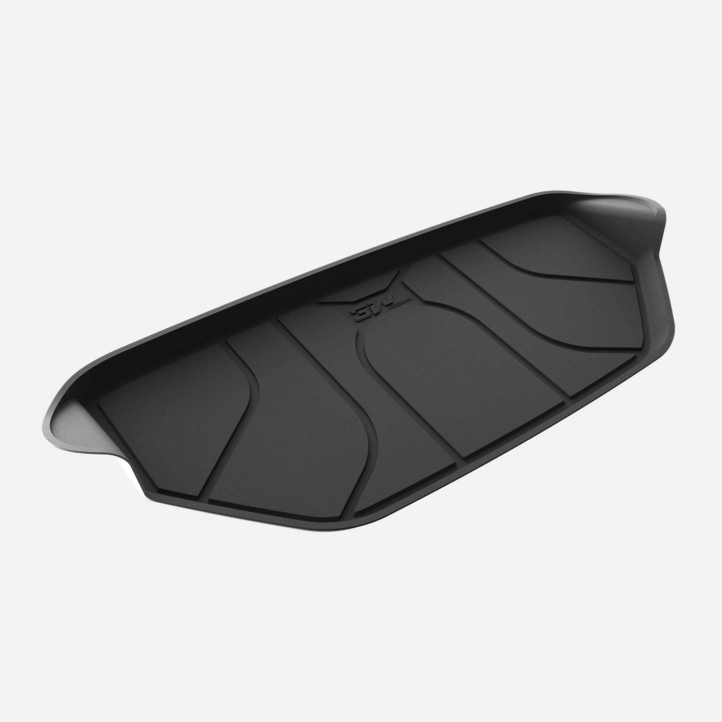3W Custom Front Trunk Mat and Lower Boot Mat All Weather Cargo Liner for Tesla Model S 2023-2024