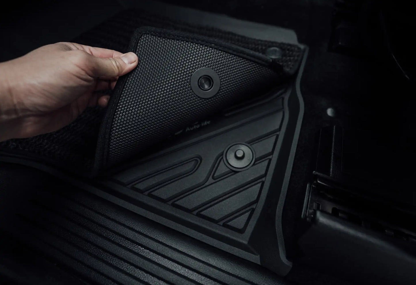 3W Car Floor Mats for Ford Ranger T9 / T6.2 2023-2025 RHD, All Weather Auto Mats