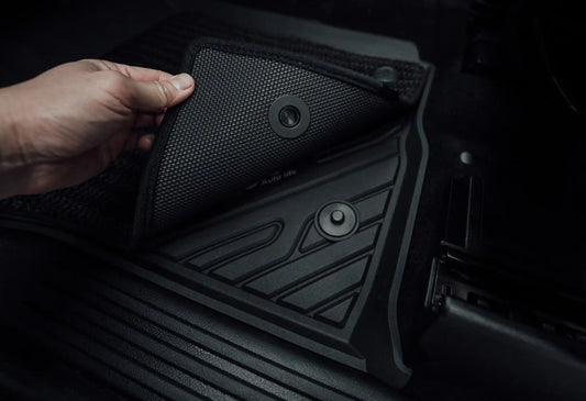 3W Car Floor Mats for Ford Ranger T9 / T6.2 2023-2025 RHD, All Weather Auto Mats