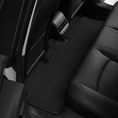 3W Custom Car Floor Mats All Weather Boot Liners, Storage Liner and Double Layer Carpeted Floor Liners for Tesla Model 3 2021-2023 RHD