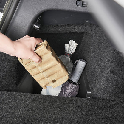 3W Trunk Organizer Rear Trunk Storage Bins Side Box Interior accessories compatible with Tesla Model Y (For VIN Starting with LRW)