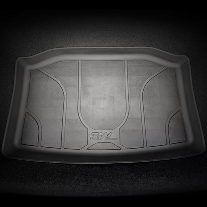 3W Custom Car Floor Mats All Weather Boot Liners, Storage Liner and Double Layer Carpeted Floor Liners for Tesla Model 3 2021-2023 RHD