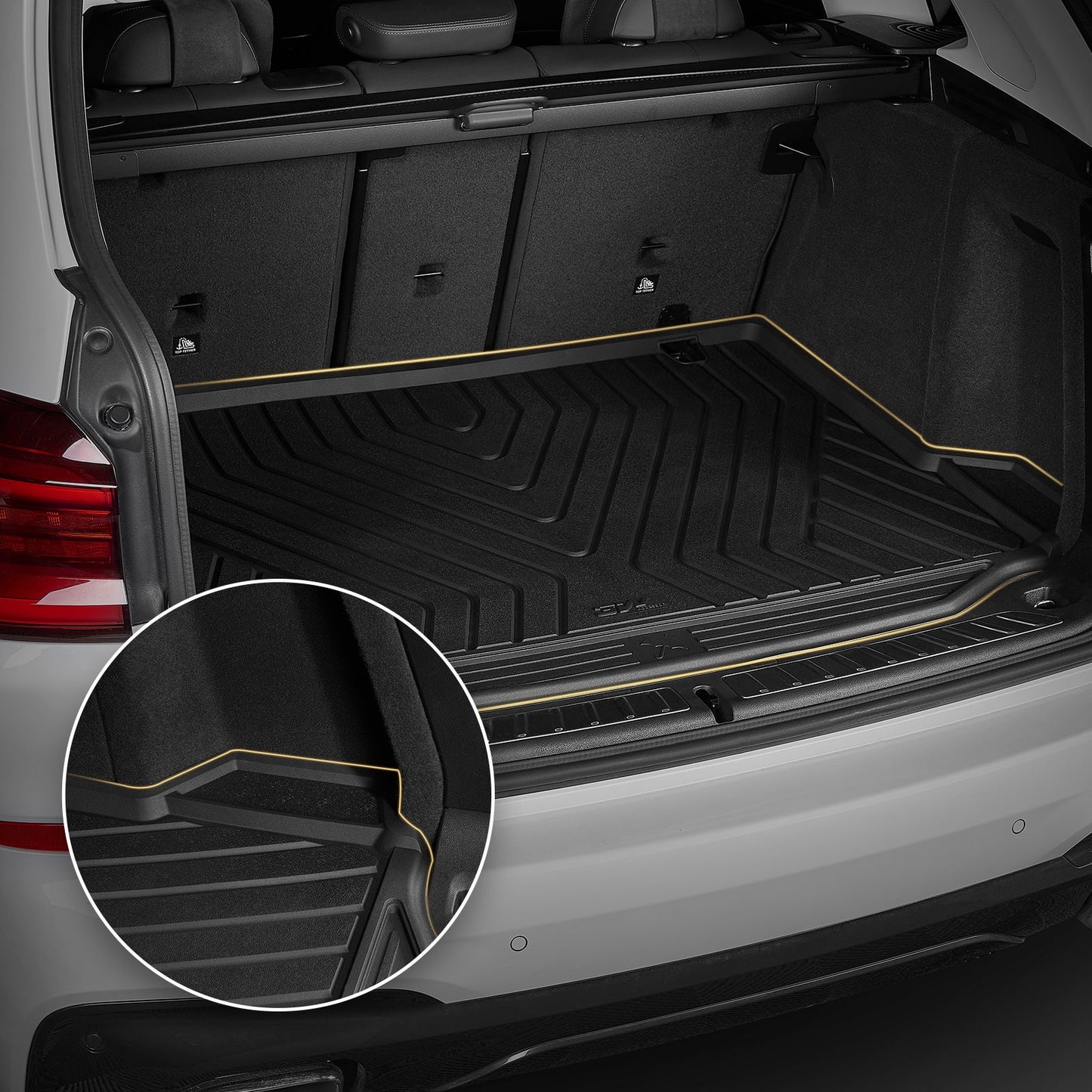 3W All Weather Boot Liner for BMW X4 G02 / X3 G01 2018-2024