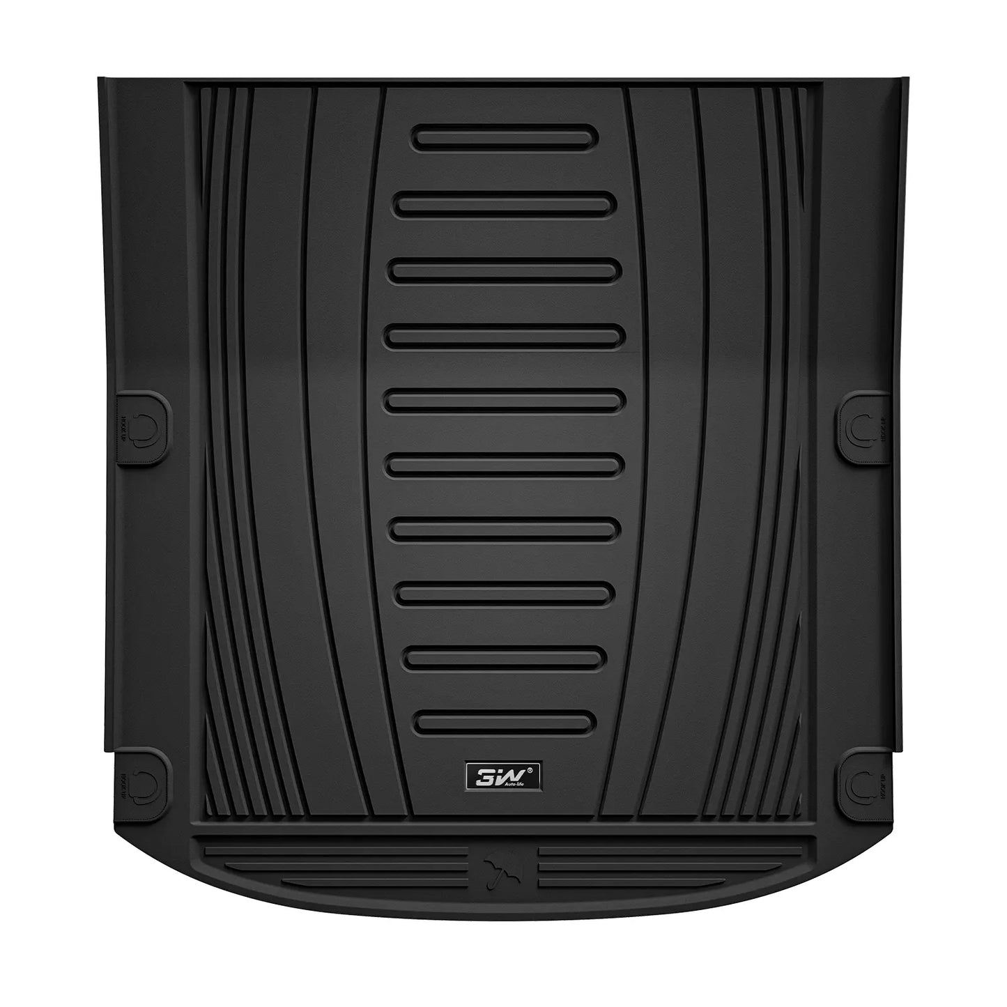 3W Custom All Weather Trunk Mats for Audi A4 S Sedan B9 8W 2016-2025