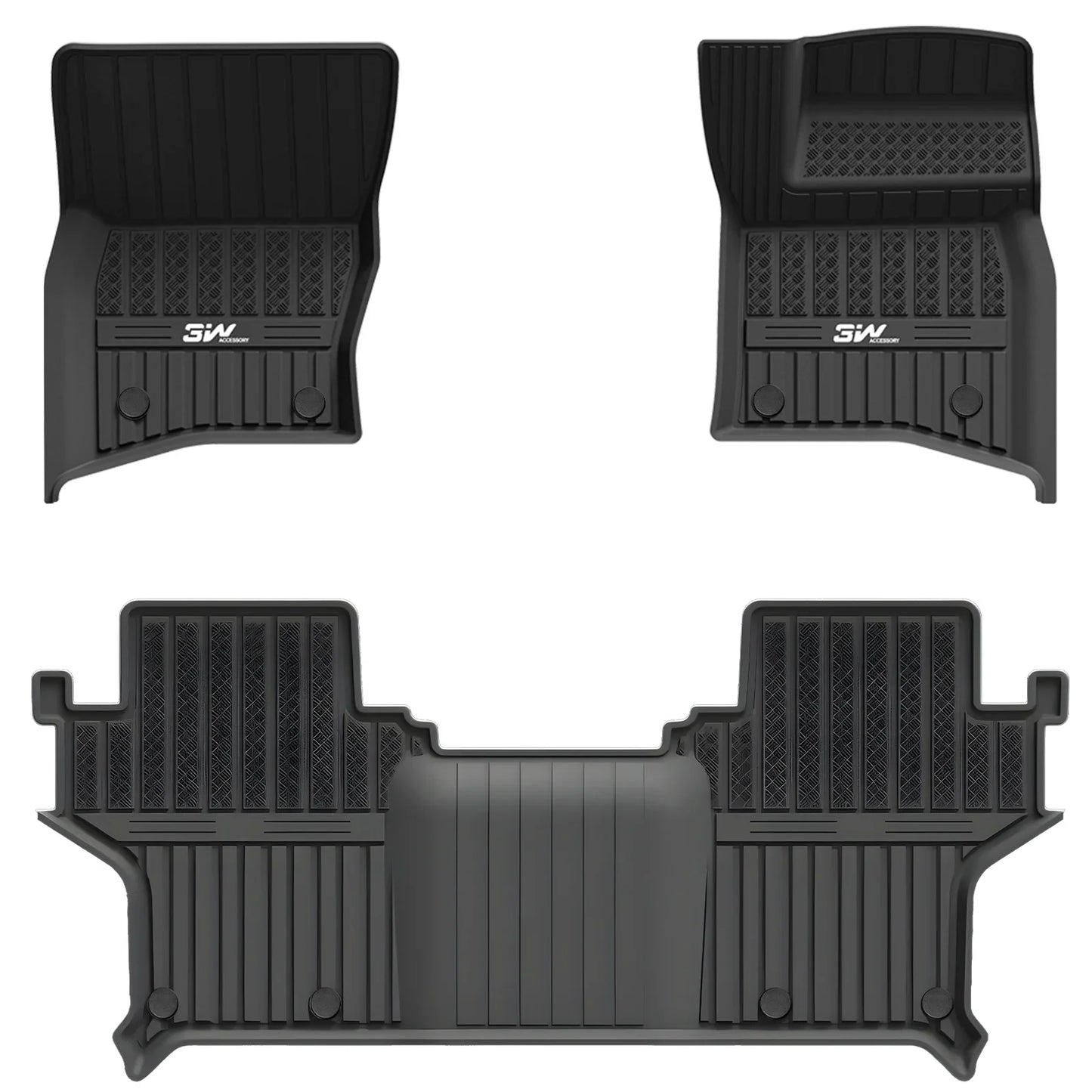 3W Custom All Weather Car Mats for Land Rover Defender 90 2020-2025 RHD