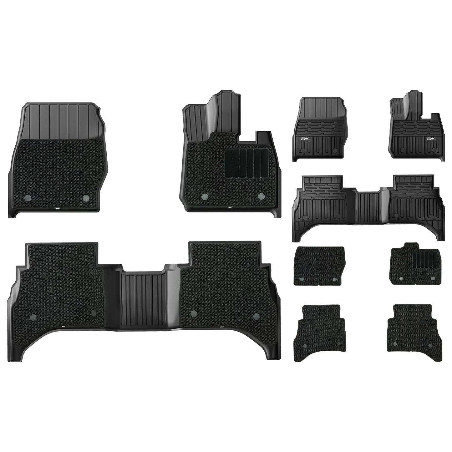 3W All Weather Car Mats for Land Rover New Range Rover 2022-2025