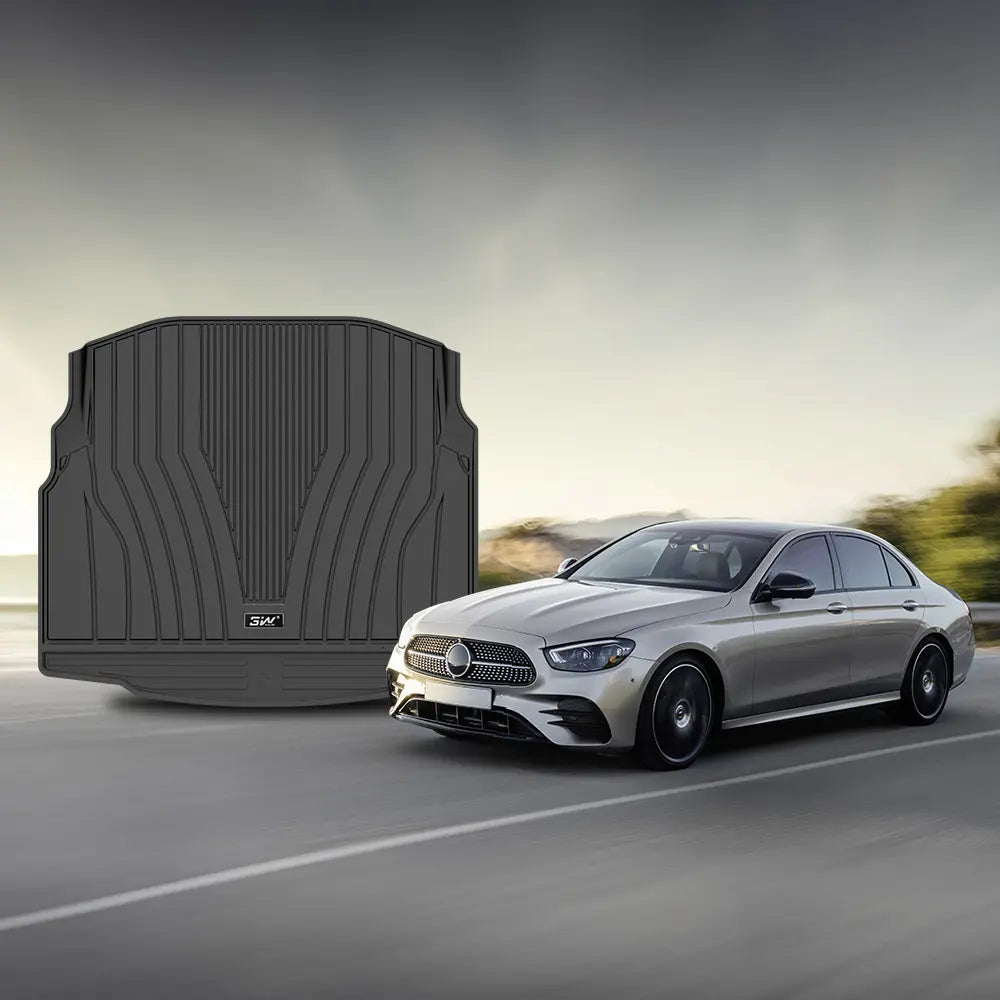 3W Custom All Weather Boot Mats for Benz Mercedes E Class 2016-2024