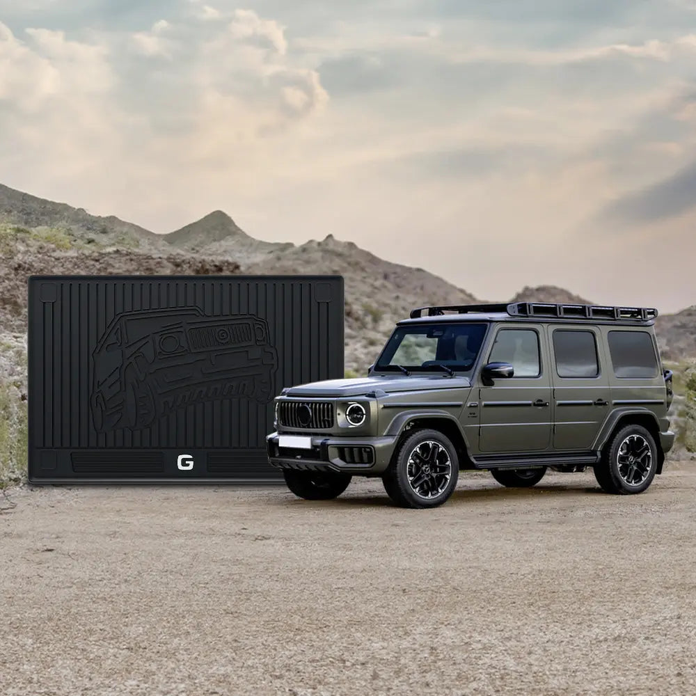 3W Custom All Weather Boot Mats for Benz Mercedes-G 2018-2024
