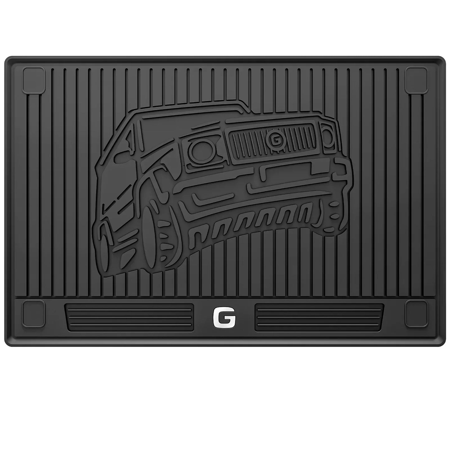 3W Custom All Weather Boot Mats for Benz Mercedes-G 2018-2024