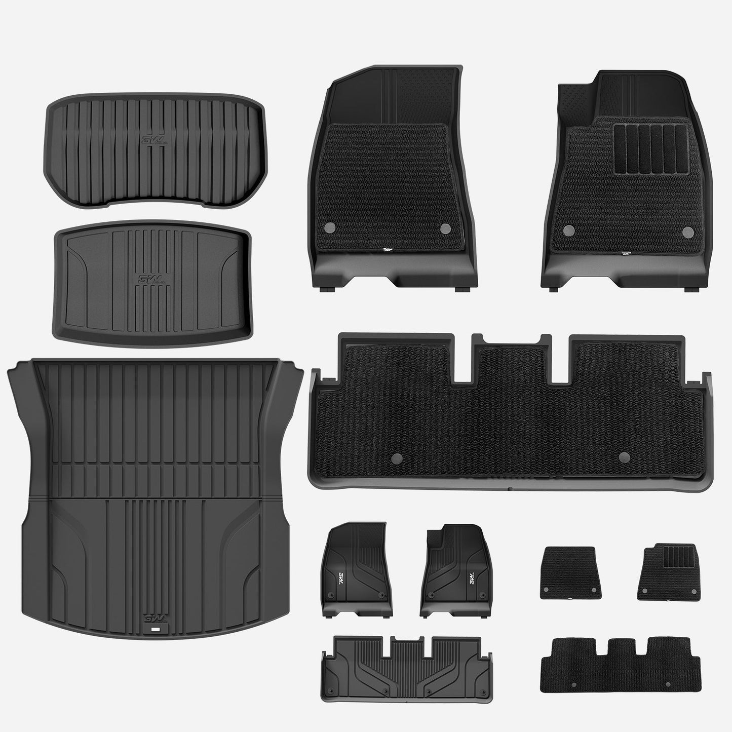 3W Custom Car Floor Mats for New Model 3 Highland 2024-2025 RHD