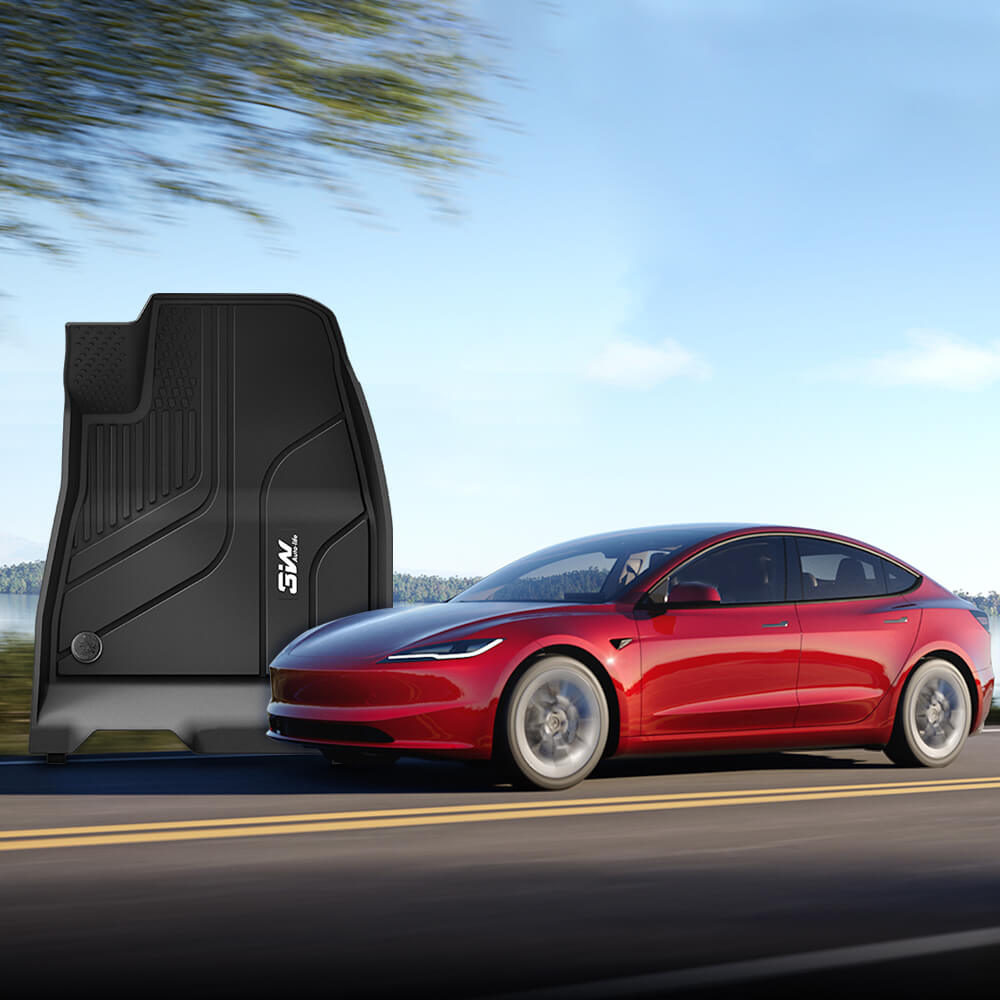 3W Custom Car Floor Mats for New Model 3 Highland 2024-2025 RHD