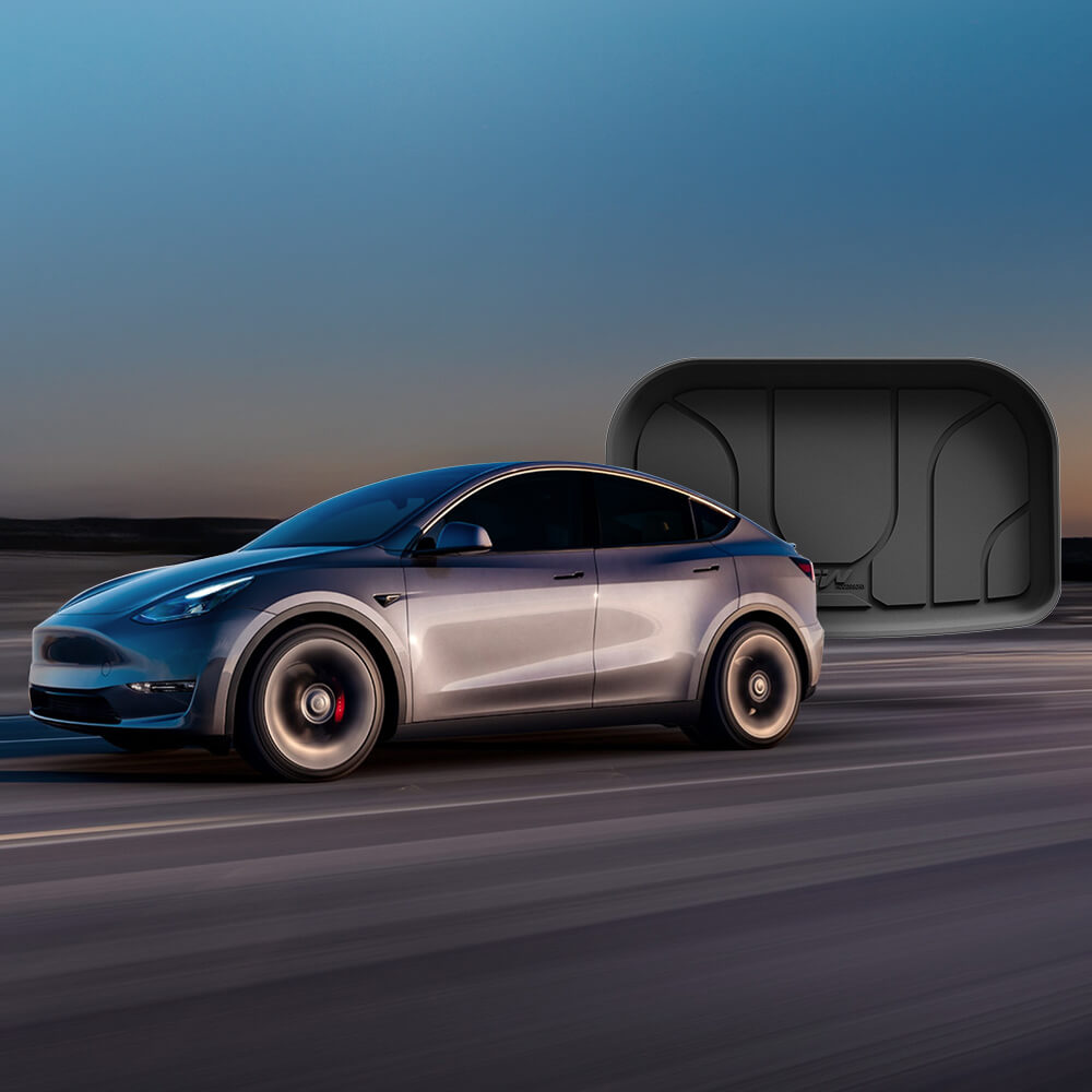 3W Custom All Weather Lower Boot Mat for Tesla Model Y 2021-2024 (Not Fit New 2025 Model Y Juniper)