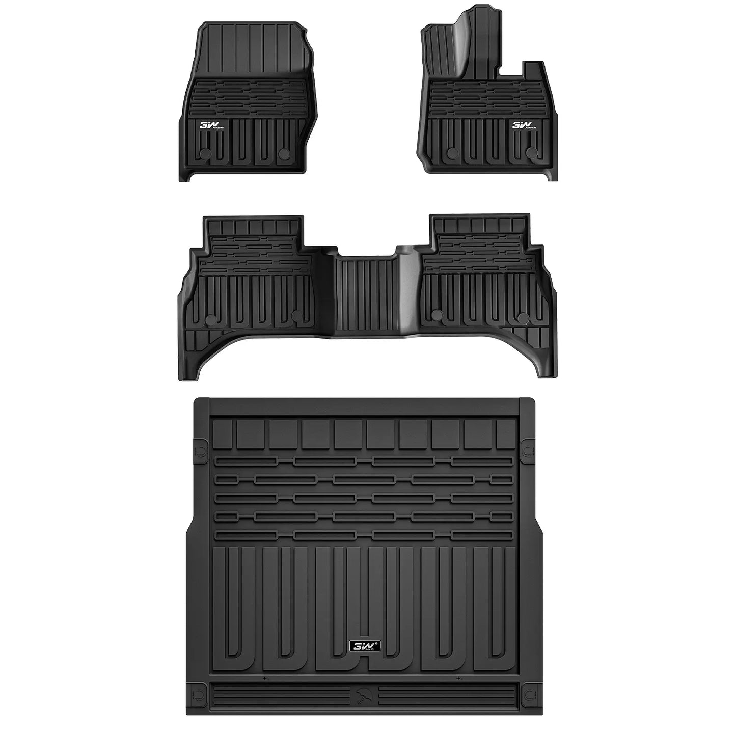 3W Custom All Weather Car Mats for Range Rover Sport L461 2023-2025 RHD