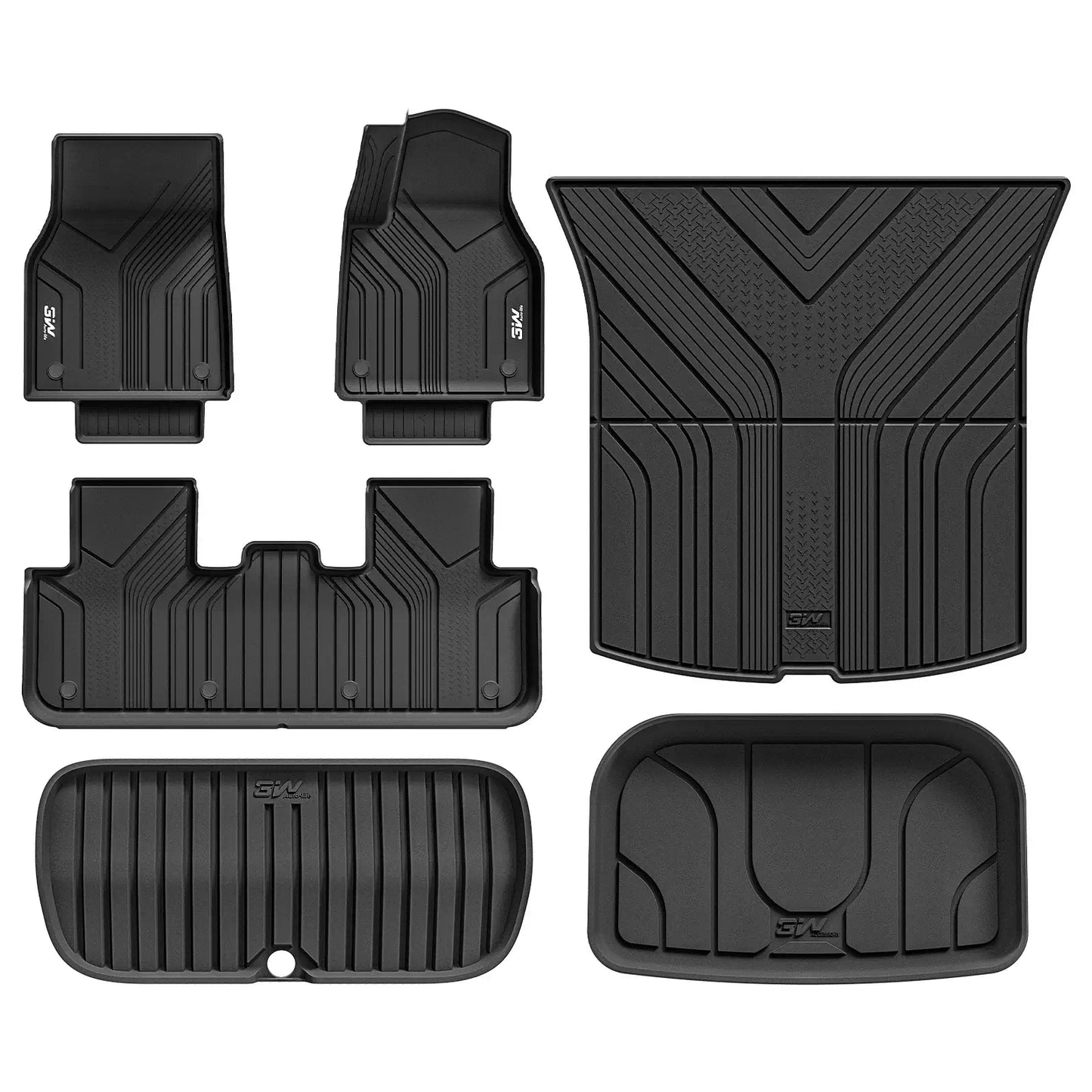 3W All Weather Car Mats For Tesla Model Y Juniper 2025-2026 RHD
