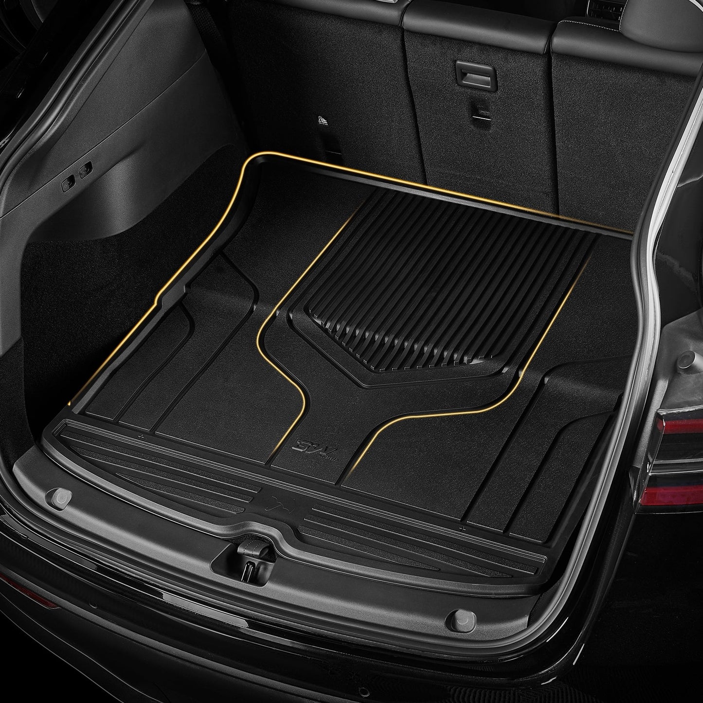 3W Custom All Weather 3PCS Boot Liners for Tesla Model Y 2021-2024 (Not Fit New 2025 Model Y Juniper)