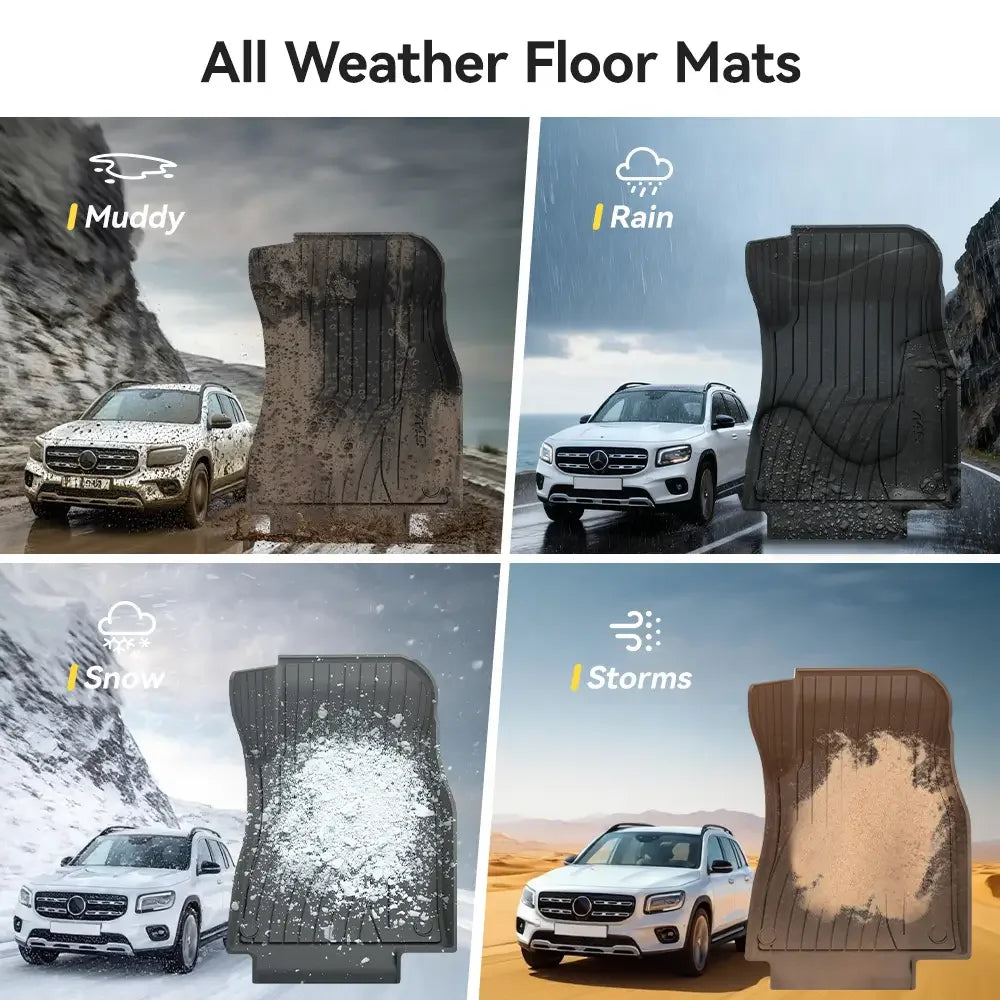All Weather Car Mats For Mercedes Benz GLB 2021-2025