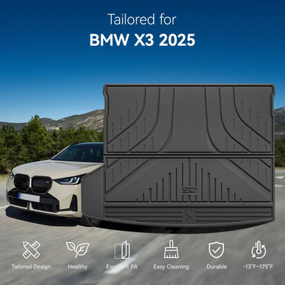 3W Custom All Weather Boot Liners for BMW X3 2025