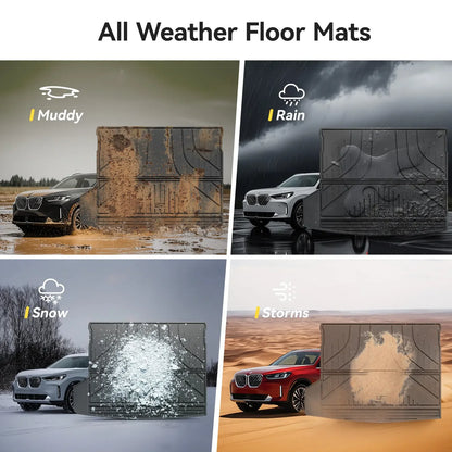 3W Custom All Weather Boot Liners for BMW X3 2025