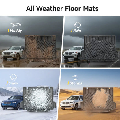 3W All Weather Boot Liner for BMW X4 G02 / X3 G01 2018-2024