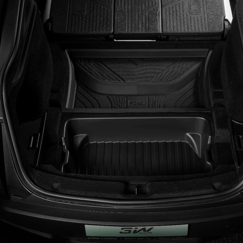 3W Custom Boot Liners and Storage Liners for Tesla Model Y Juniper 2025-2026