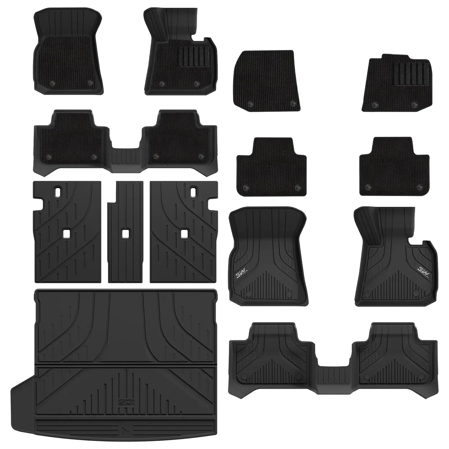 3W Custom All Weather Boot Liners for BMW X3 2025