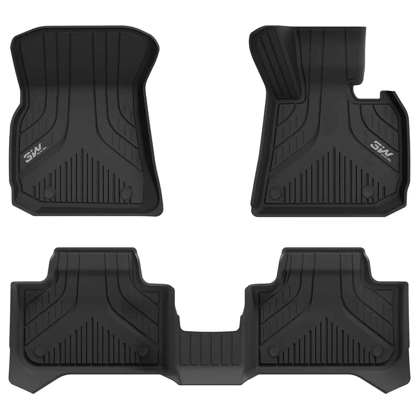 3W Custom All Weather Boot Liners for BMW X3 2025