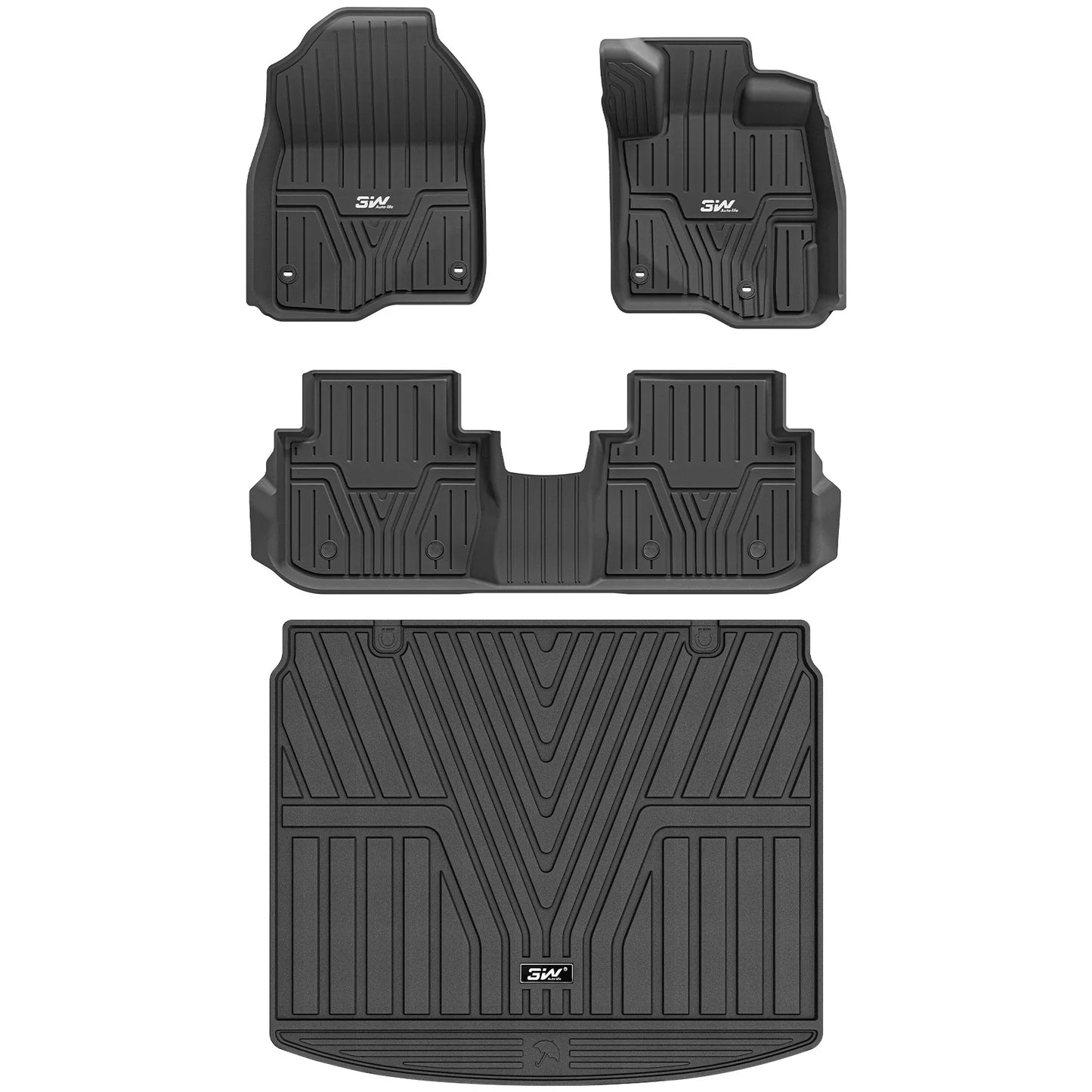 3W All Weather Car Mats For Honda CR-V Sixth 2023-2026