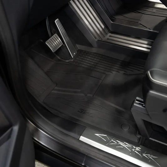 3W All Weather Car Mats For Tesla Cybertruck 2024-2025 LHD