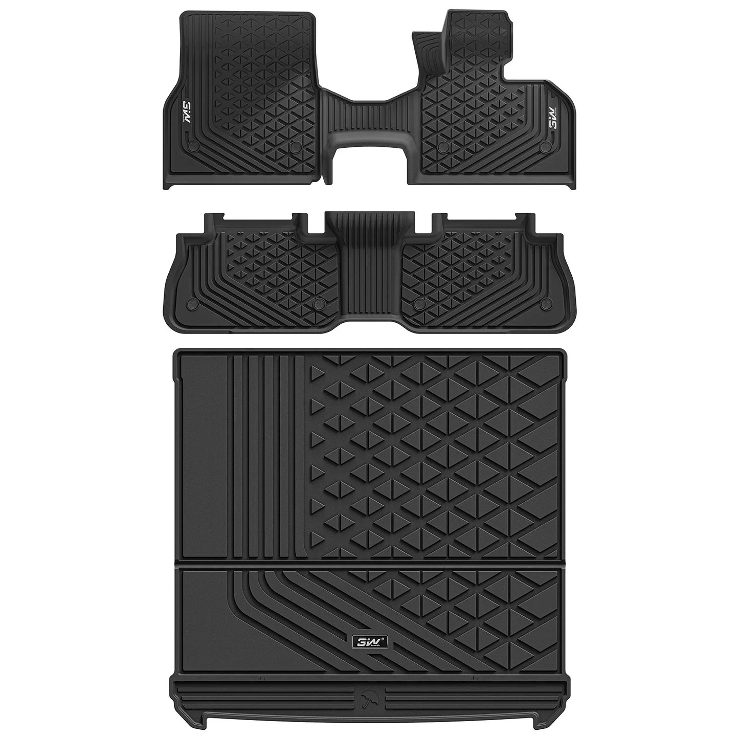 3W All Weather Floor Liners for BMW iX i20 2022-2026 RHD