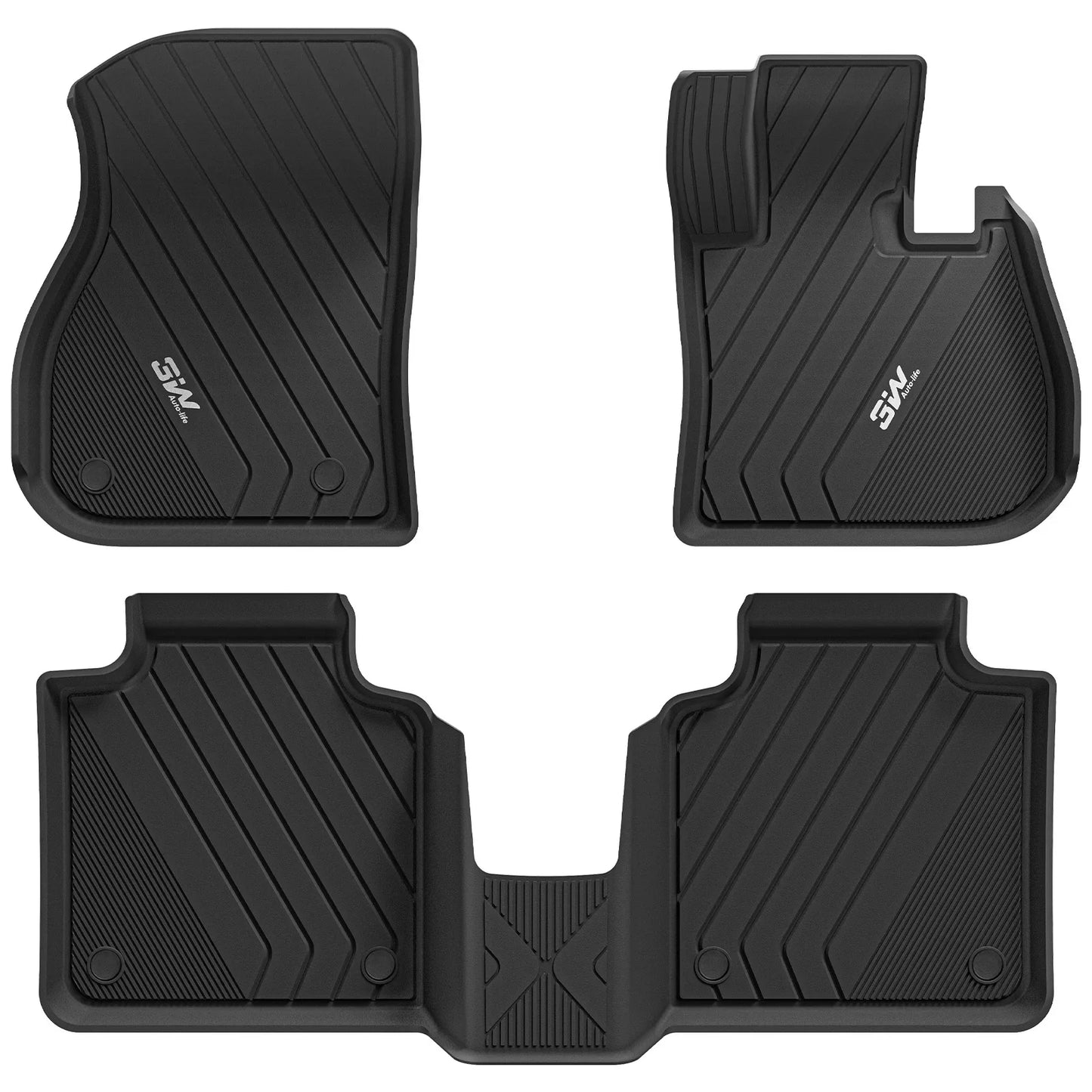 3W Custom All Weather Car Mats for BMW X1 2023-2026 U11 RHD (Not For 18d and xdrive 25e petrol hybrid)