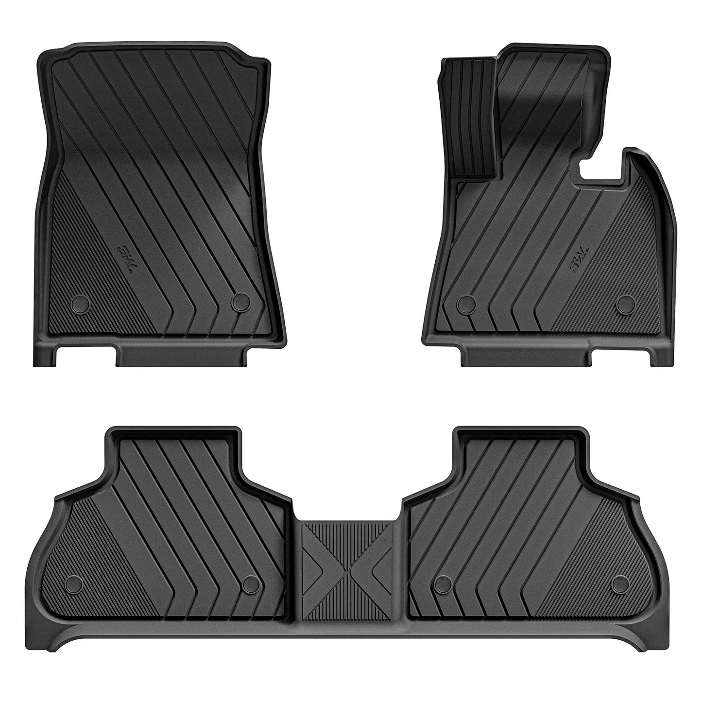 3W Custom All Weather Car Mats for BMW X5 New 2019-2026 G05 RHD