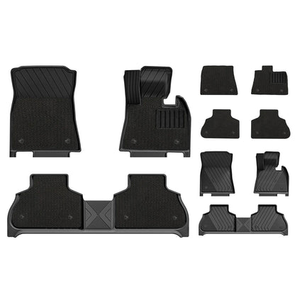 3W Custom All Weather Car Mats for BMW X5 New 2019-2026 G05 RHD