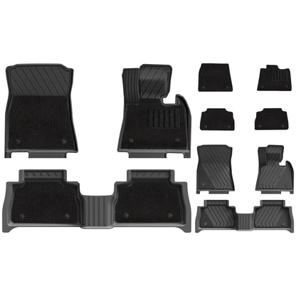 3W Custom All Weather Car Mats For BMW X6 G06 2019-2026 RHD