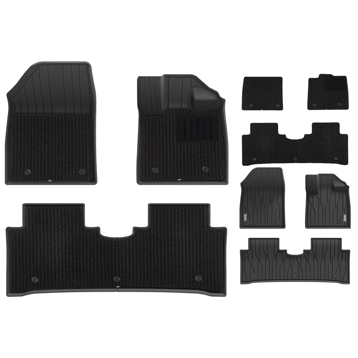 3W All Weather Car Mats For BYD ATTO 3 Yuan Plus 2022-2025