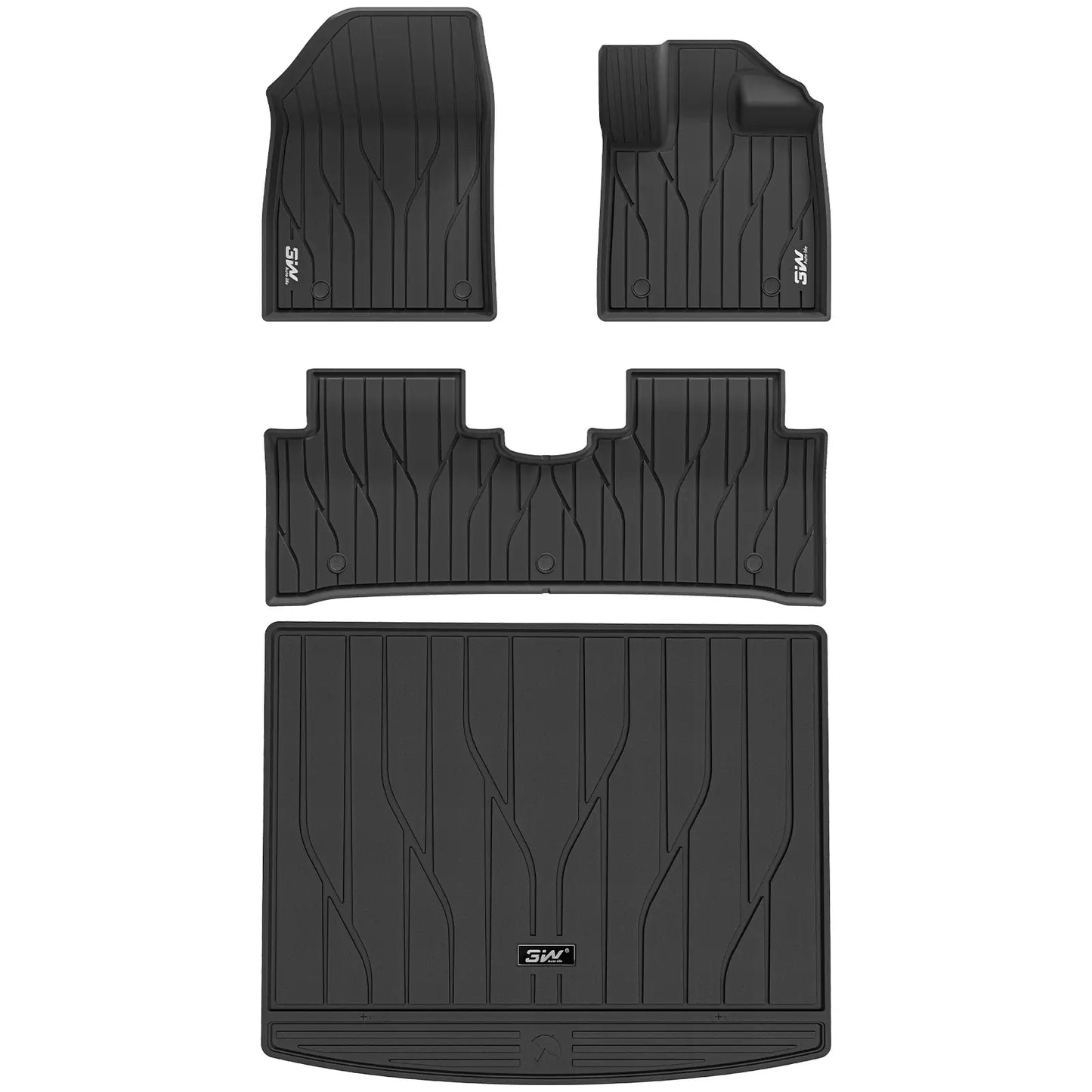 3W All Weather Car Mats For BYD ATTO 3 Yuan Plus 2022-2025