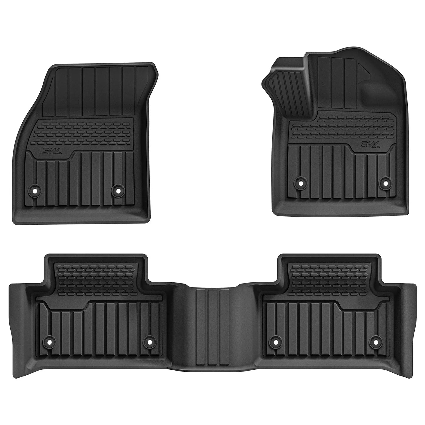 3W Custom All Weather Car Mats for New Range Rover Evoque 2021-2026 RHD