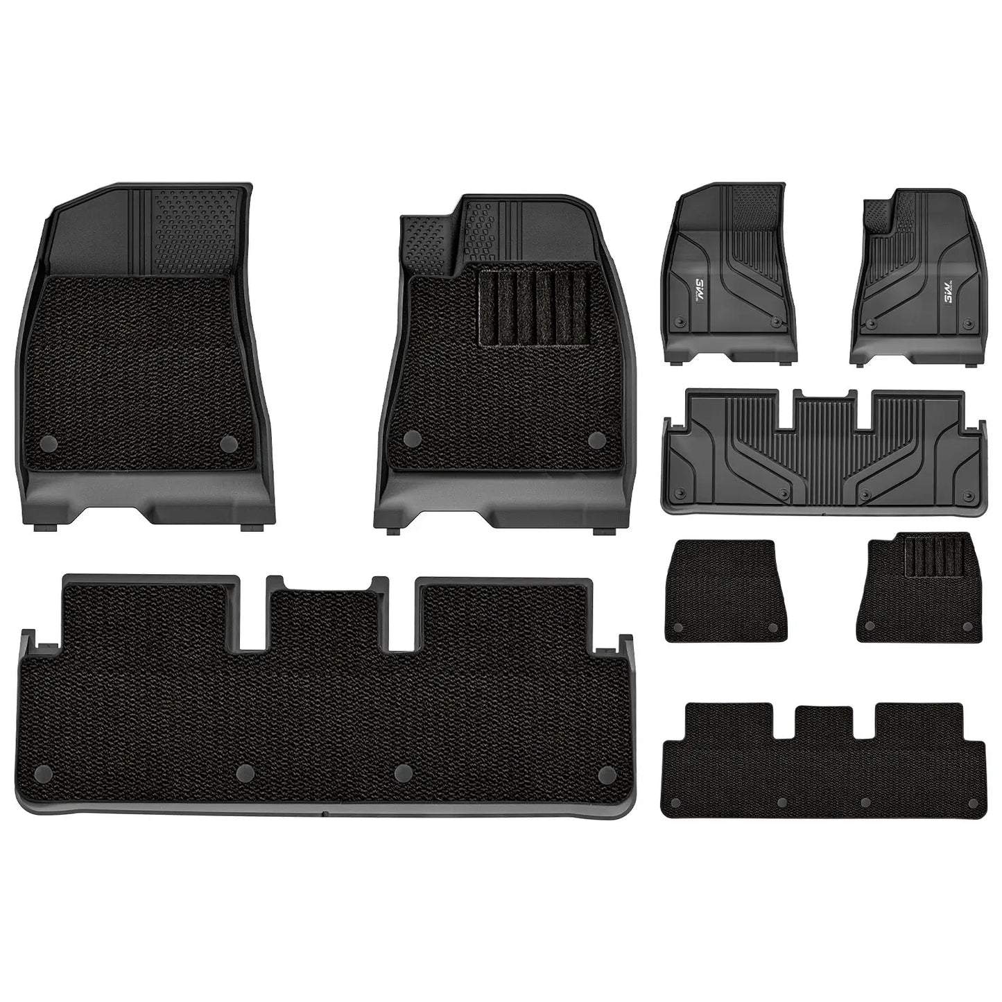 3W Custom Car Floor Mats for New Model 3 Highland 2024-2025 RHD
