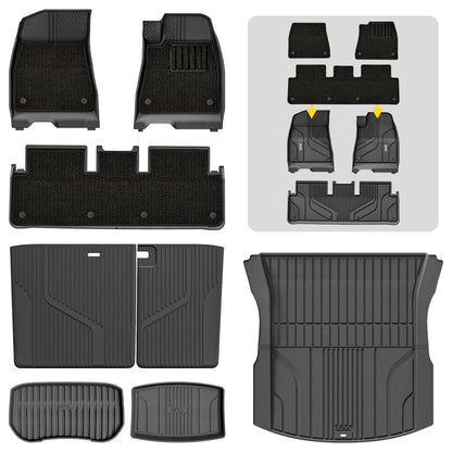 3W Custom Car Floor Mats for New Model 3 Highland 2024-2025 RHD