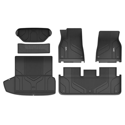 3W Custom All Weather Car Mats for Tesla Model S 2022-2024 LHD