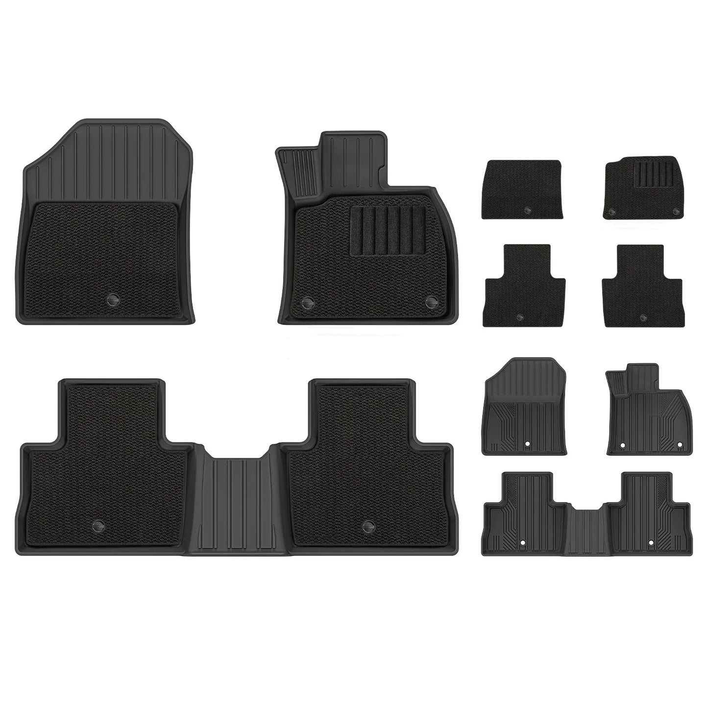 3W Custom All Weather Car Mats for Toyota RAV4 XA50 2019-2025 RHD