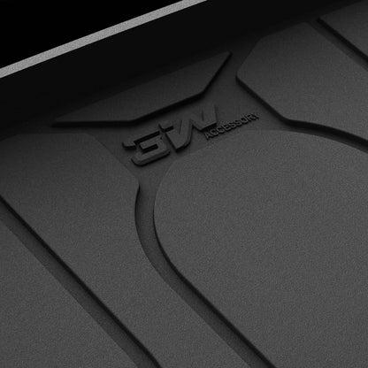 3W Custom Front Trunk Mat and Lower Boot Mat All Weather Cargo Liner for Tesla Model S 2023-2024