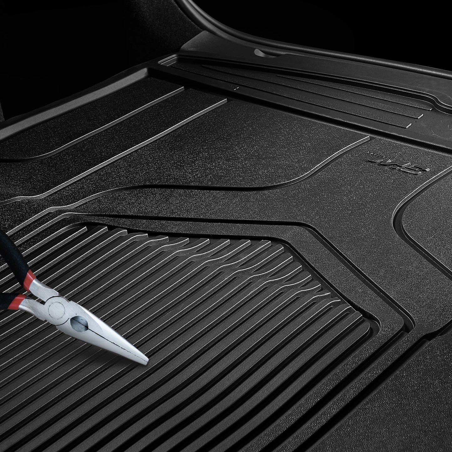 3W Custom All Weather 3PCS Boot Liners for Tesla Model Y 2021-2024 (Not Fit New 2025 Model Y Juniper)