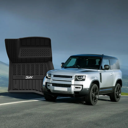 3W Custom All Weather Car Mats for Land Rover Defender 90 2020-2025 RHD