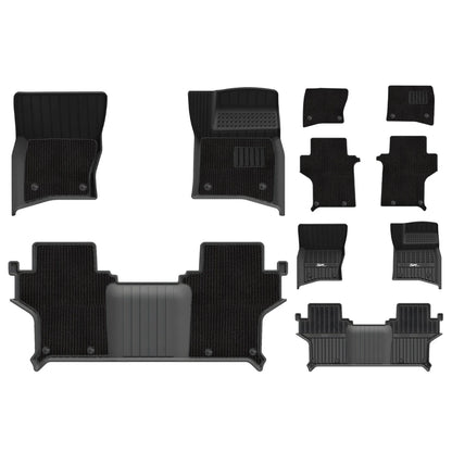 3W Custom All Weather Car Mats for Land Rover Defender 90 2020-2025 RHD