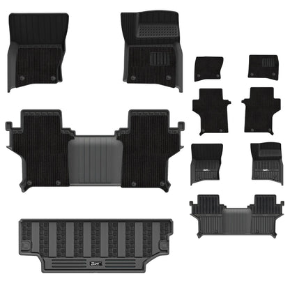 3W Custom All Weather Car Mats for Land Rover Defender 90 2020-2025 RHD