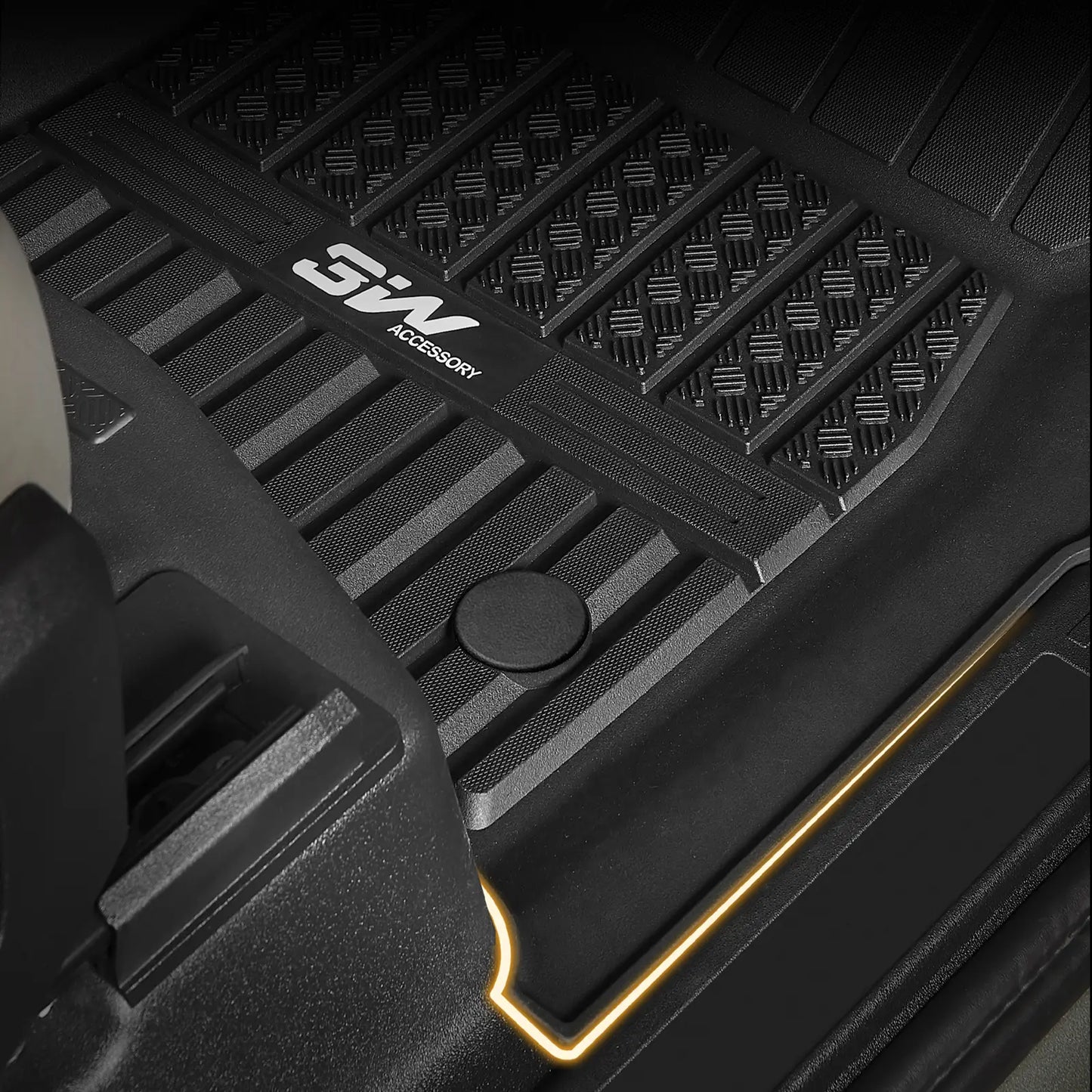 3W All Weather Car Mats For Land Rover Defender 130 2020-2025 (Fit for 7 seater and 8 seater) RHD